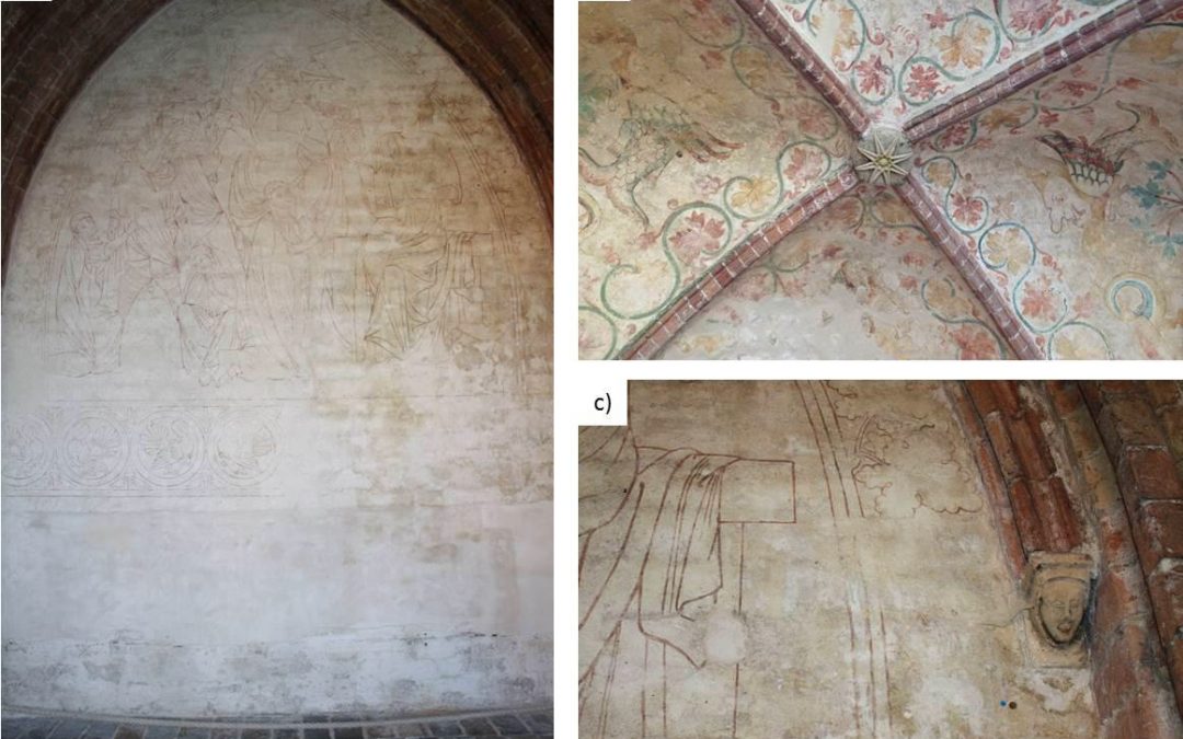 Yellowish Gypsum Efflorescences on Wall Paintings from the 14th Century in the Cathedral of Schleswig in Northern Germany