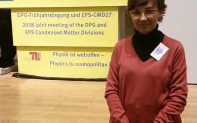 Marta Castillejo at the Symposium “Physics of Ancient Materials”