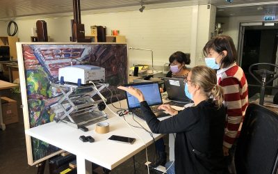 The first MOLAB campaign on Edvard Munch’s paintings has started at the Munch Museum in Oslo