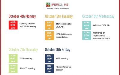 IPERION HS 2nd virtual interim meeting – 4 – 8 October 2021