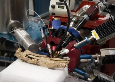 Non-invasive study of the lion man sculpture made of mammoth ivory