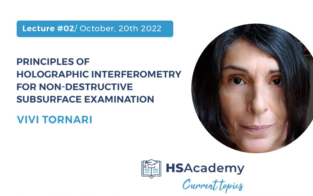Vivi Tornari  will give the second HS Academy lecture on October 20th, 2022