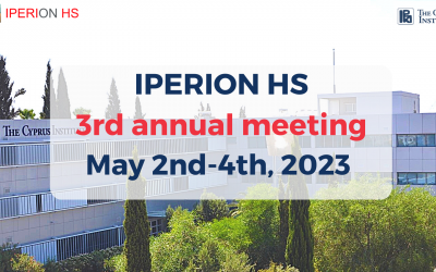 3rd Annual Meeting of IPERION HS to be held in Cyprus, on May 2nd-4th, 2023