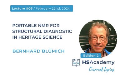 Bernhard Blümich will give the 5th lecture of the 2nd Edition of “Current Topics in Heritage Science” on February 22nd, 2024
